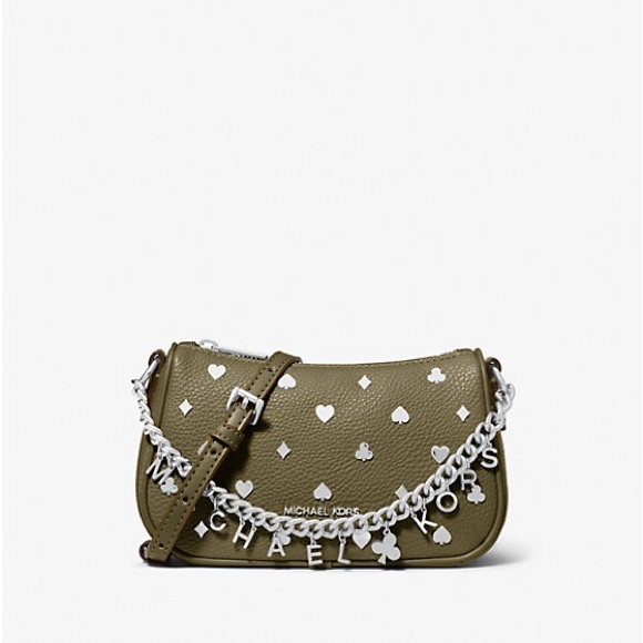 Michael Kors Carmela Small Embellished Convertible Crossbody Bag - Picture 1 of 3